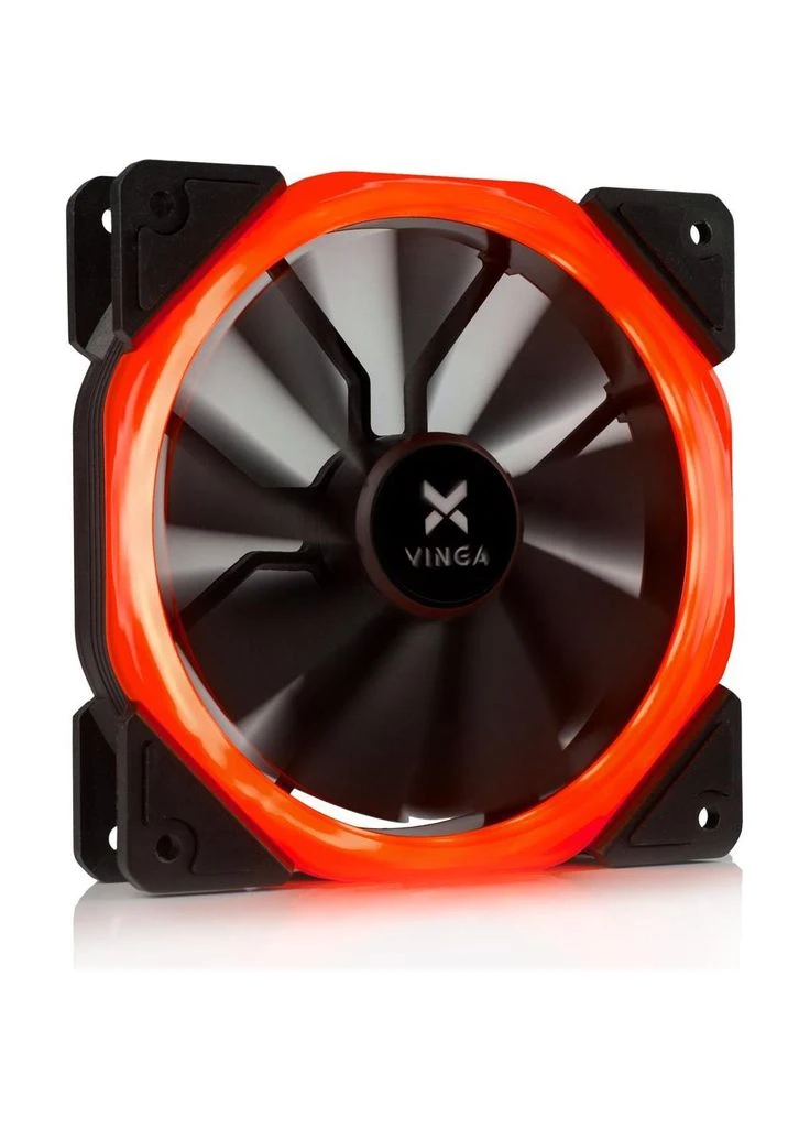 Кулер до корпусу LED fan-01 red Vinga (382083139)