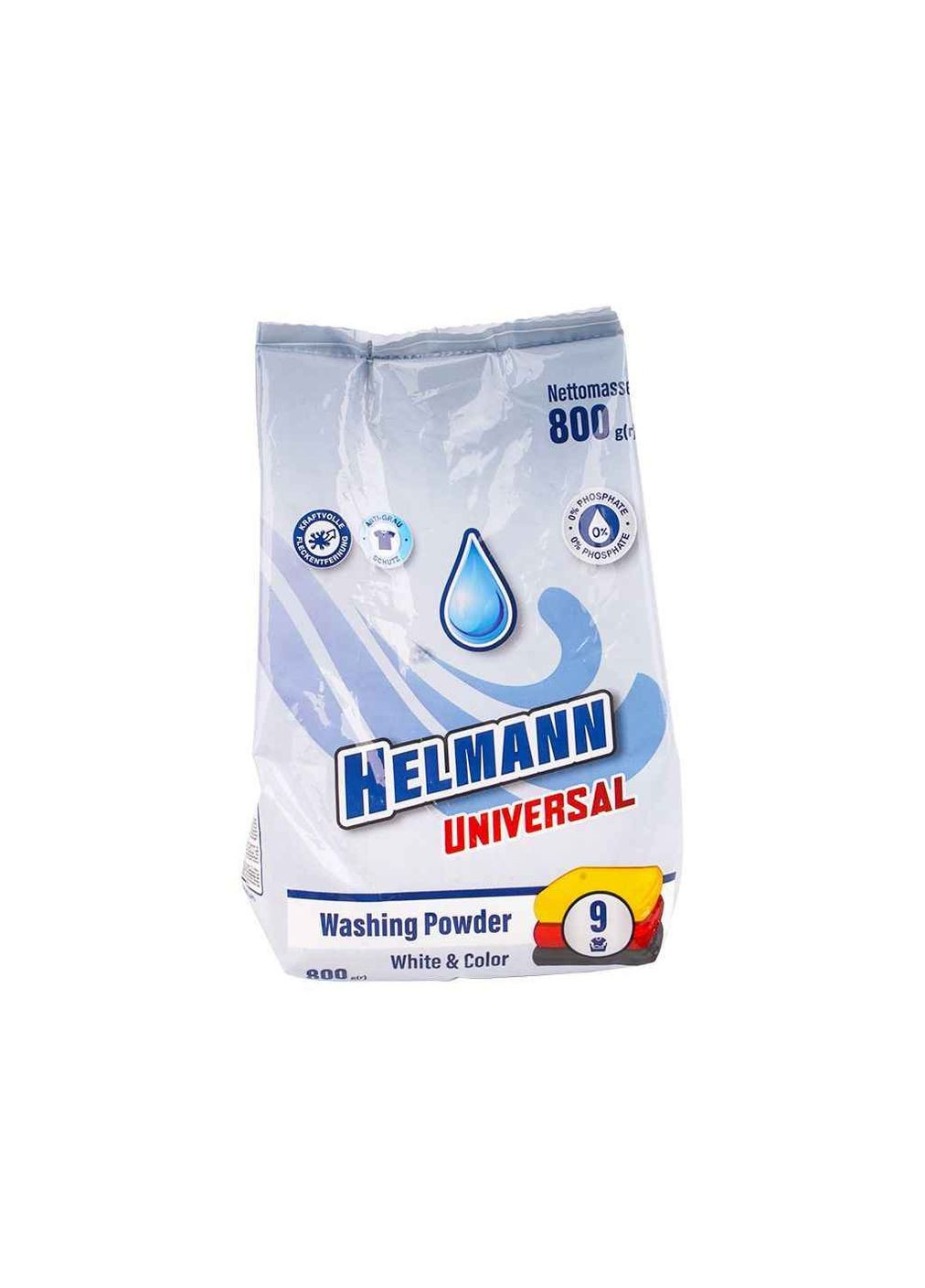 Пральний порошок 800г автомат Універсал для всіх типів прання Helmann (363024139)