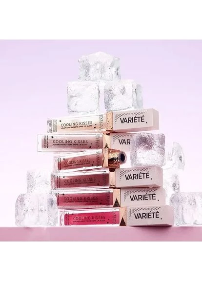 Блеск для увеличения губ охлаждающий VARIETE COOLING KISSES No02 8023 Eveline Cosmetics (340110349)