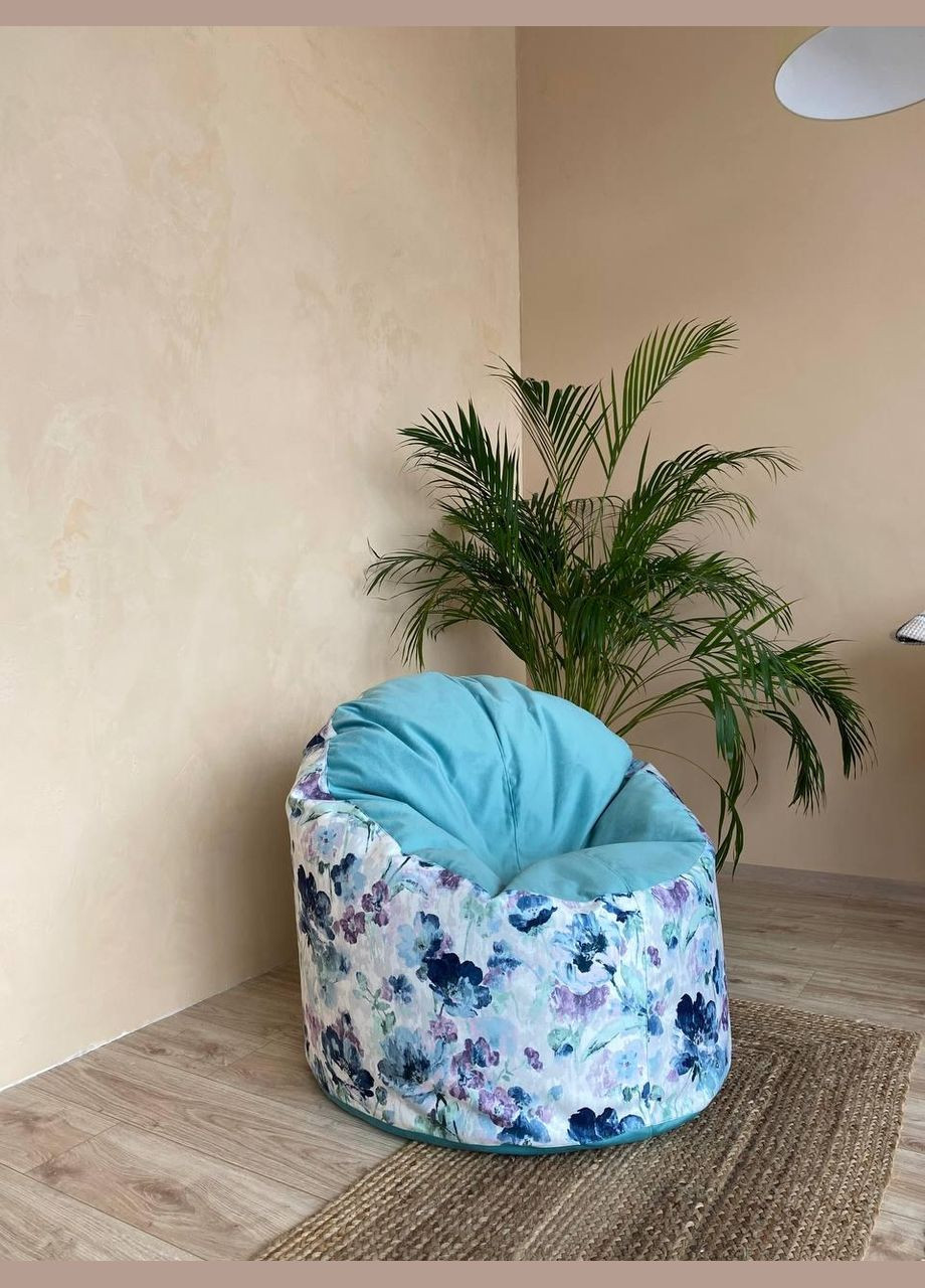 Крісло - мішок Хмаринка 100 см MT MIRAI B429-6+Florida Aqua SkyPuff (361258311)