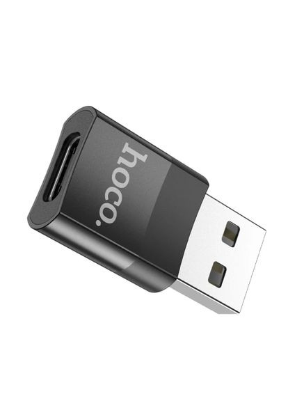 Переходник OTG UA17 USB Male to Type-C female USB2.0 Adapter Hoco (370780021)