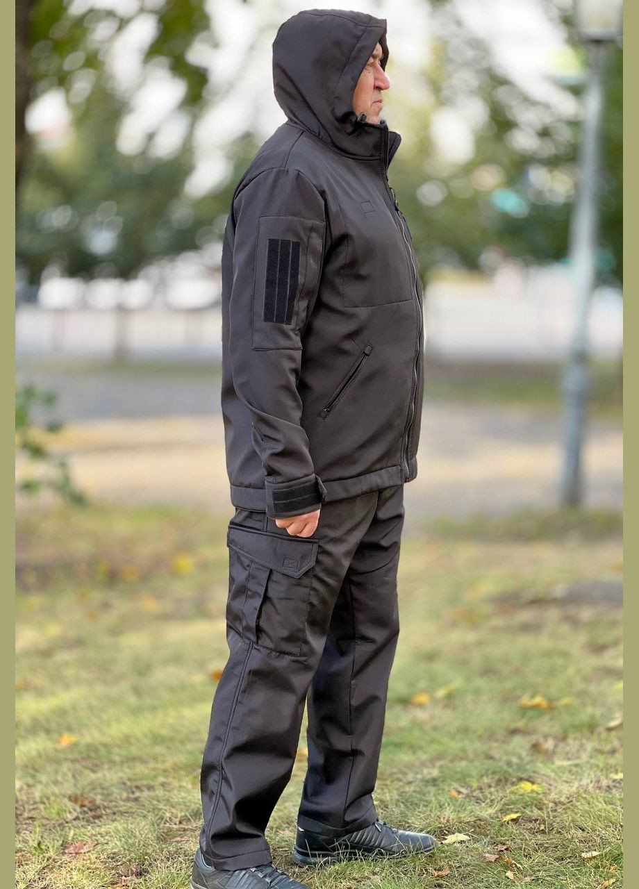 Куртка тактическая демисезонная черная 182/188 ProsPerous (324402377)