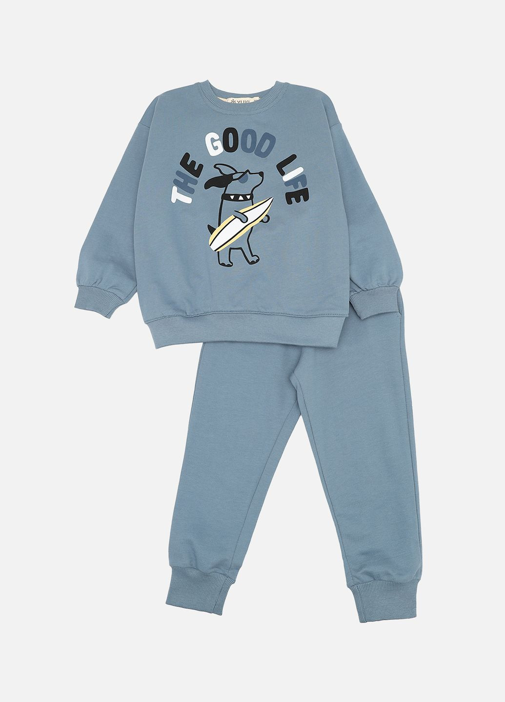 Синій демісезонний костюм з штанами для хлопчика колір синій цб-00272836 Yuki