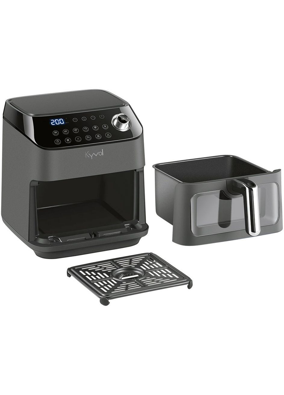 Мультипіч AF600 1350Вт/чаша керамічна 5.7л/програм:12/сенсорне керування/таймер/чорна Kyvol (362211831)