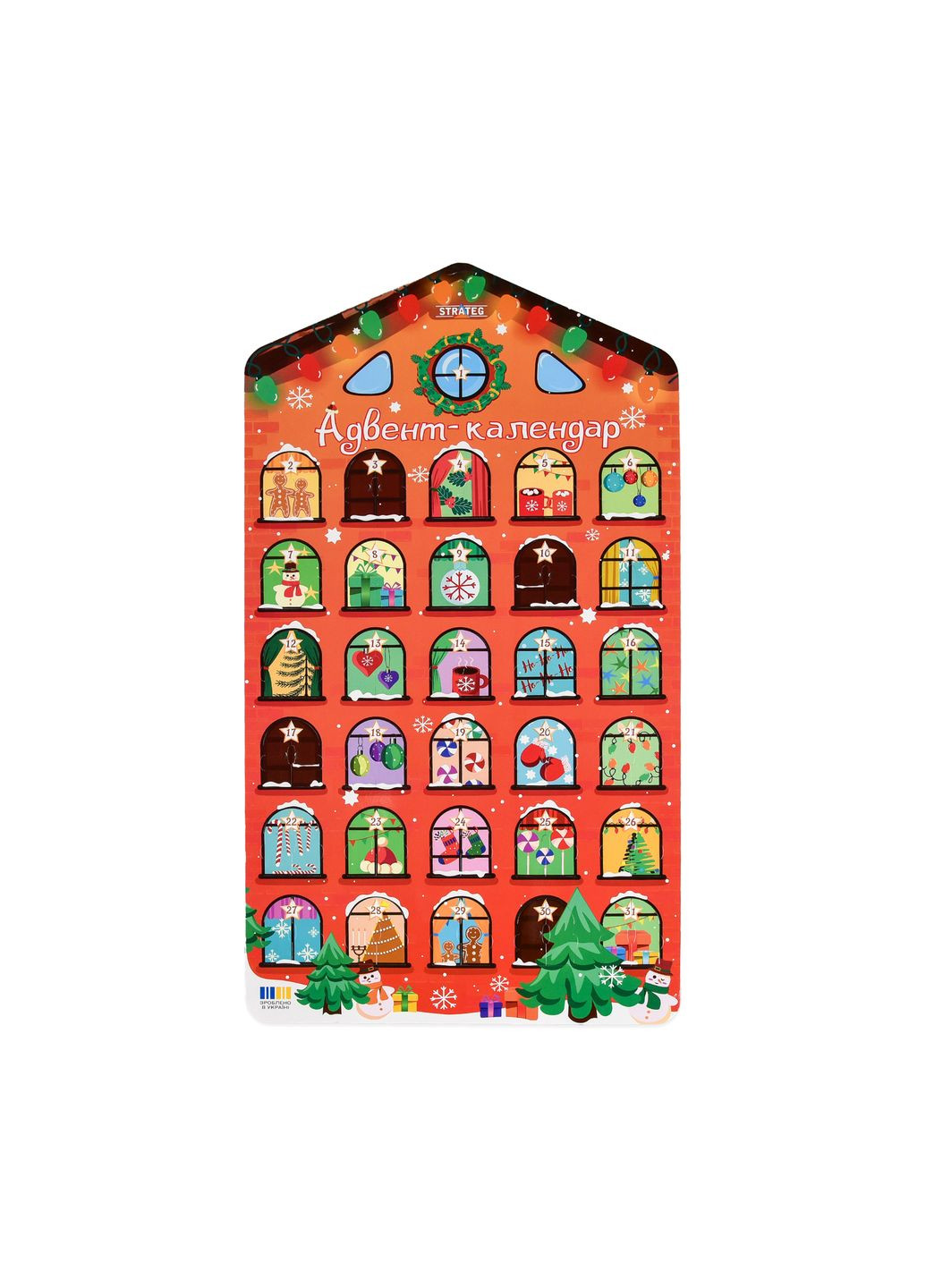 Настольная игра Strateg Адвент-календарь (31039) Стратег (372474504)