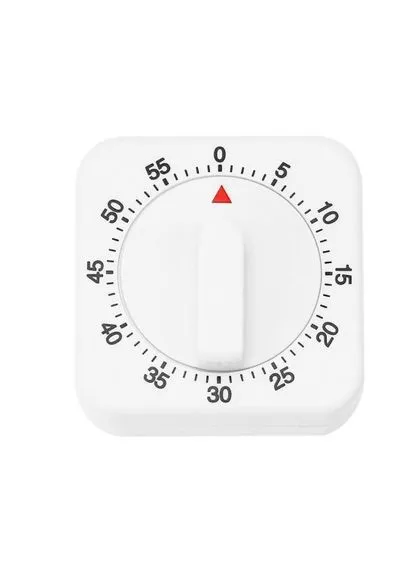 Кухонный механический таймер Квадрат на 60 минут, No Brand (380268517)