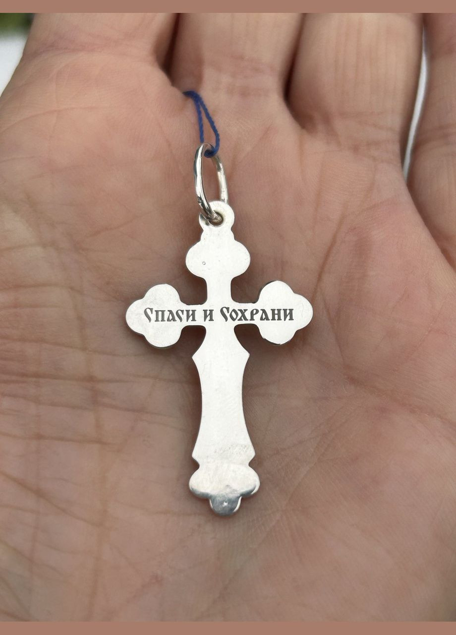 Підвіс срібний Хрестик 2-8033.00 No Brand (316398410)