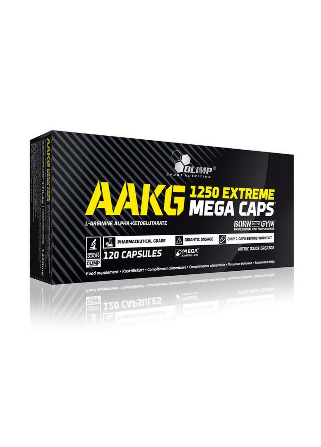 Аминокислота AAKG 1250 Extreme Mega Caps (120 caps) Olimp (296621187)
