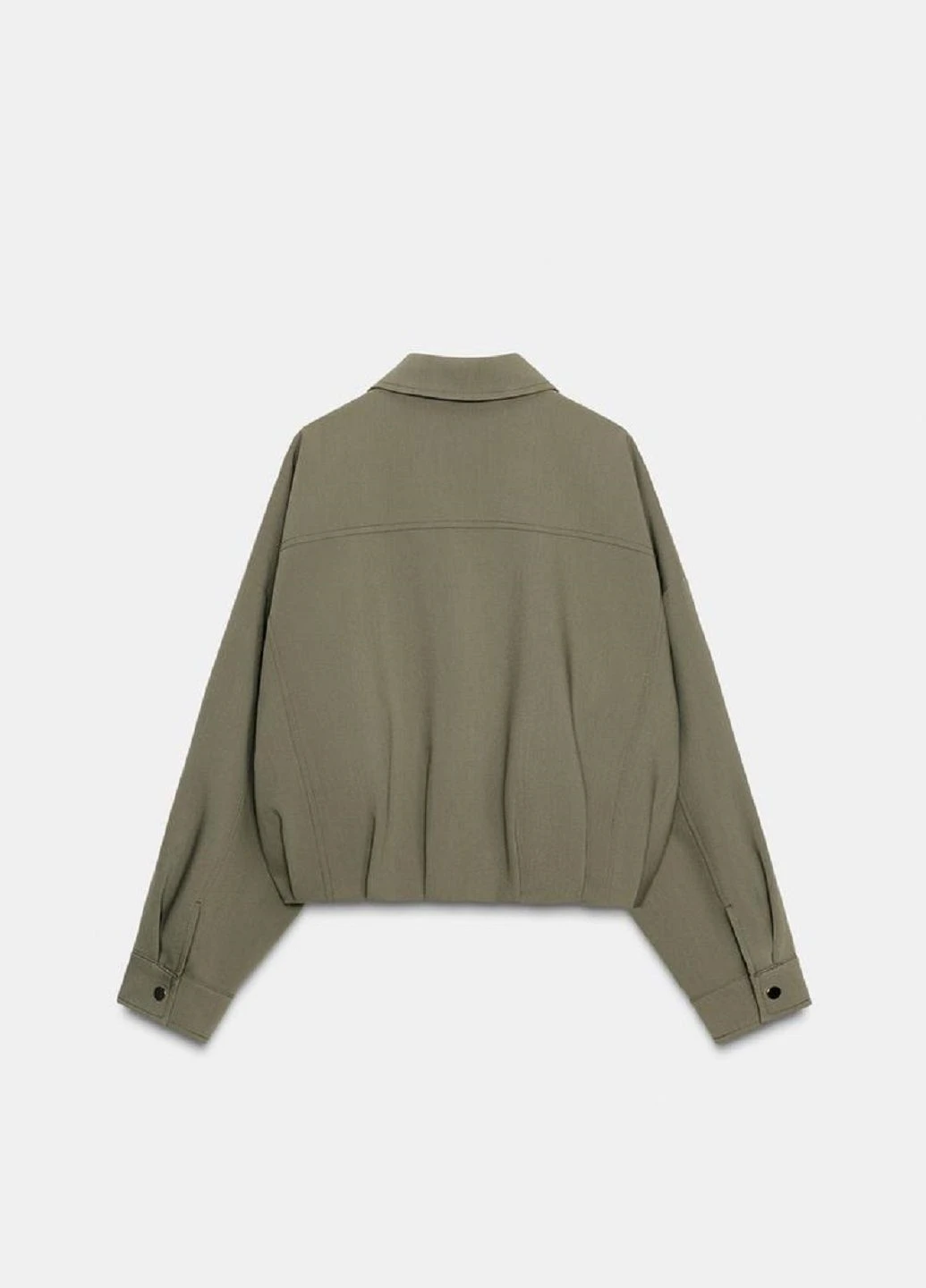 Оливкова (хакі) демісезонна куртка Zara