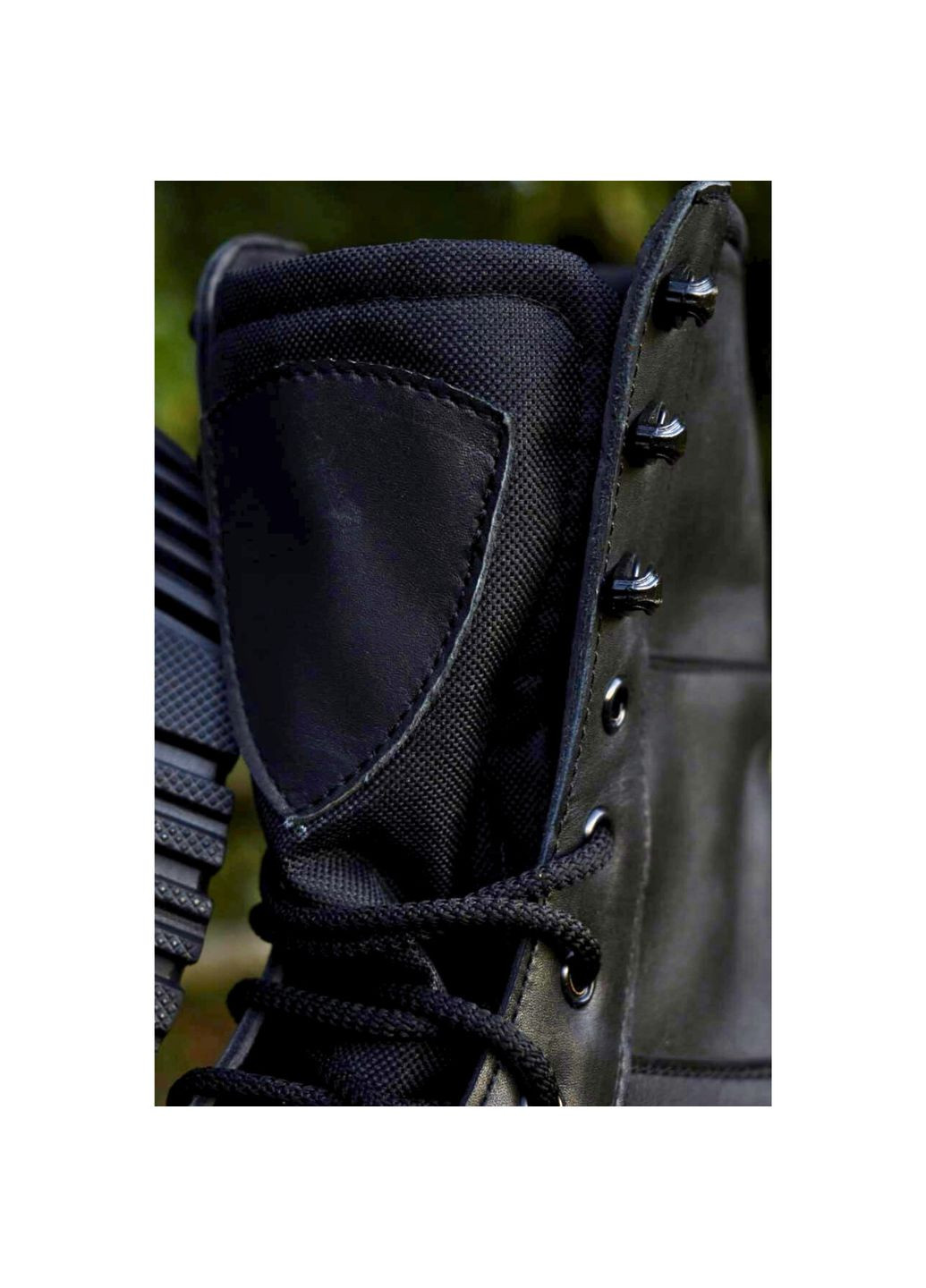 Військові Чоловічі Тактичні Берці Демісезонні. 36-48р Чорні. Гідрофобна шкіра! MSDM-1010 No Brand (301143268)