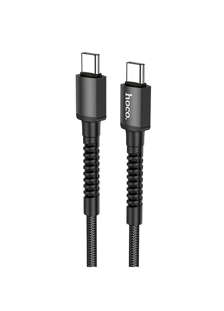 Кабель USB X71 Спеціальний Type-C to Type-C PD 60W 3A 1m Чорний Hoco (317631350)