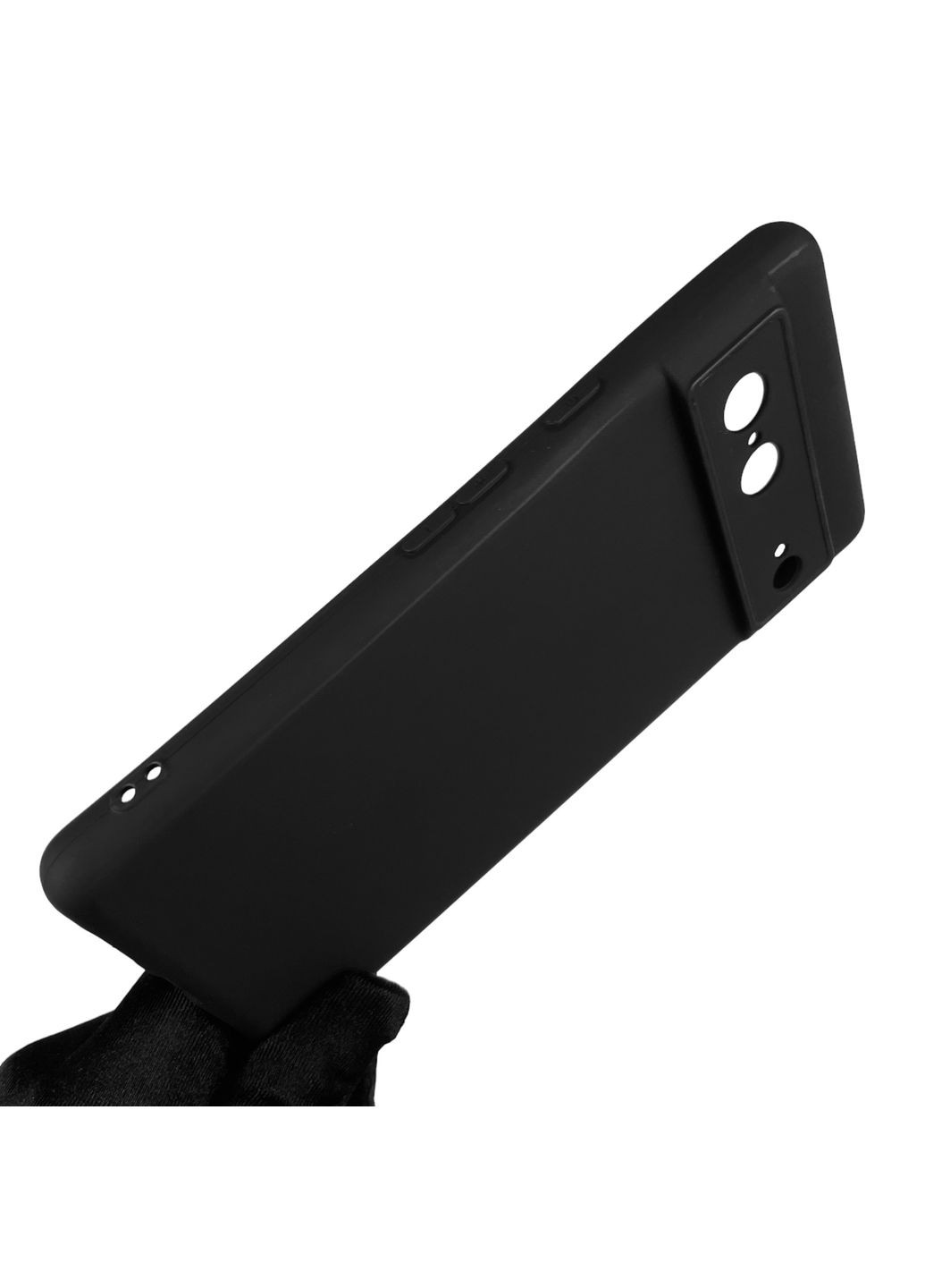 Чохол для Pixel 7 однотонний із захистом камери на гугл піксель 7 чорний Google (366023156)