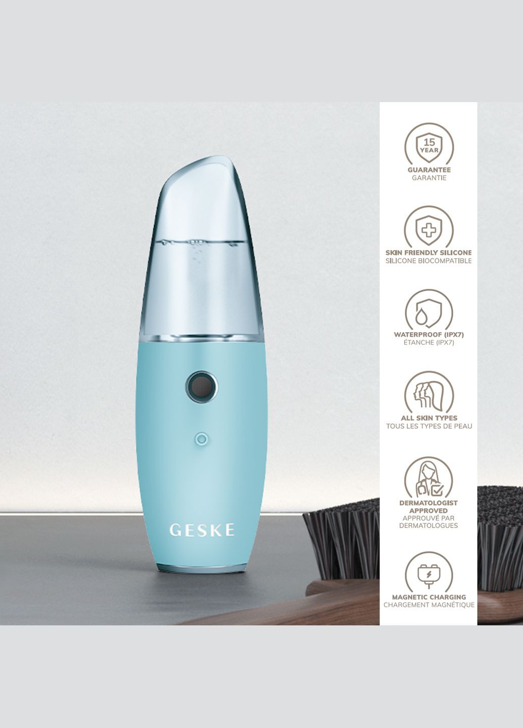 Увлажнитель для кожи лица Facial Hydration Refresher 4 in 1 turquoise GESKE (341525968)