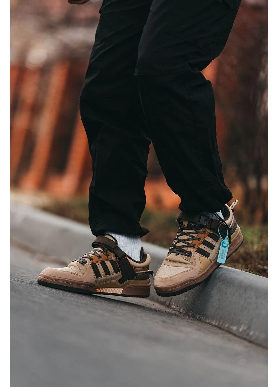 Зелені кросівки чоловічі adidas bаd bunny x forum khaki адідас бед бані зелені демісезон No Brand