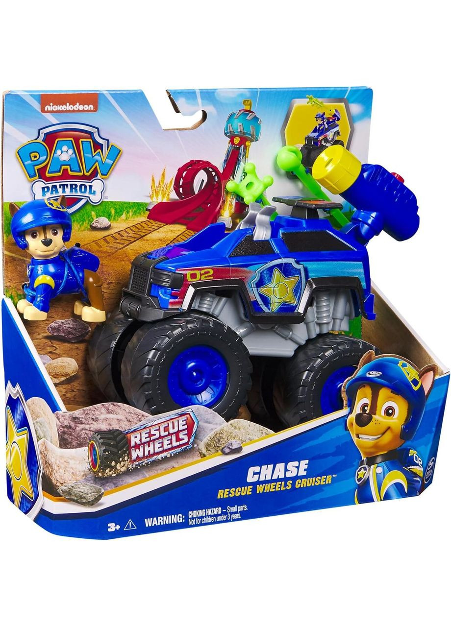 Paw Patrol Rescue Wheels Спасательный автомобиль с водителем Гонщик серии Мега колеса Щенячий патруль Оригинал Spin Master (365251563)