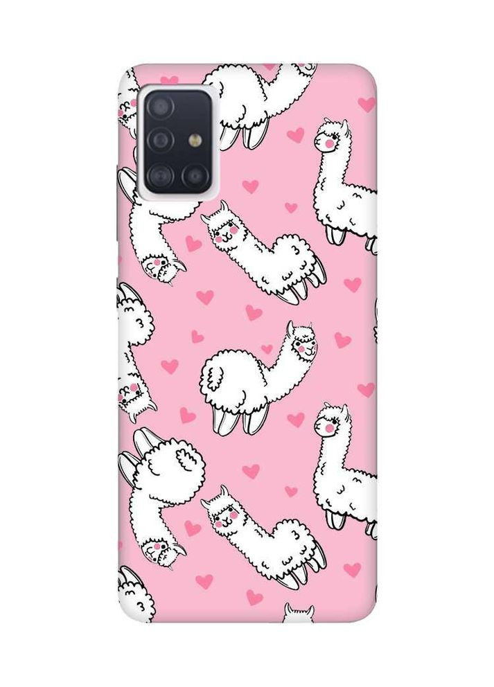 Матовий рожевий чохол на Samsung Galaxy A71 / A715 Лами (принт 95) Creative (359498505)