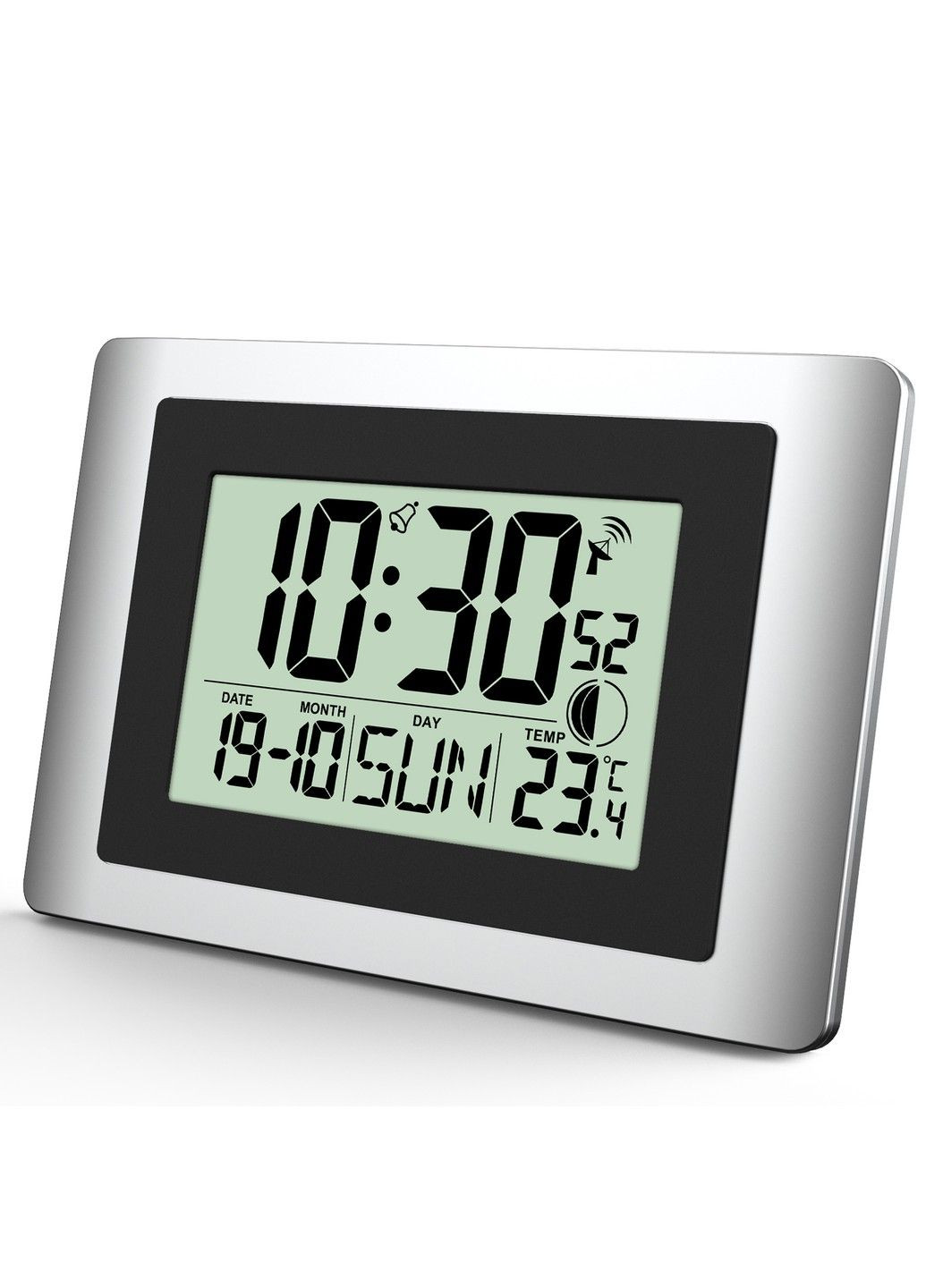 Часы настенные WS8028 Silver/Black (WS8028) Technoline (301221485)