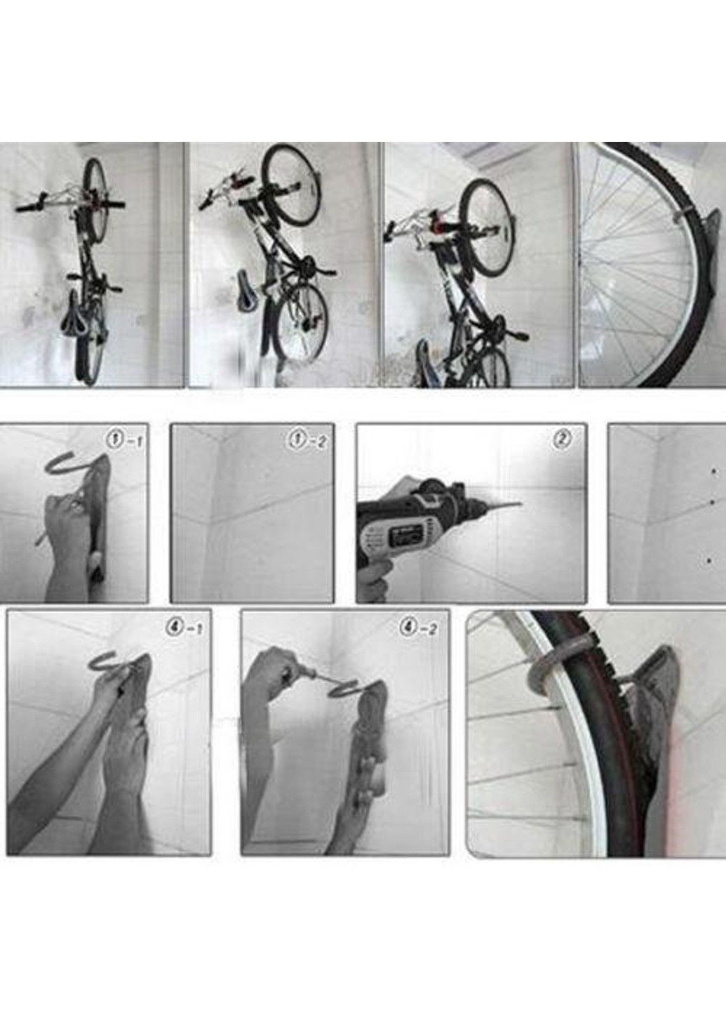 Кріплення велосипеда на стіну за колесо, складне HS-010 Hongsenbike (302661786)