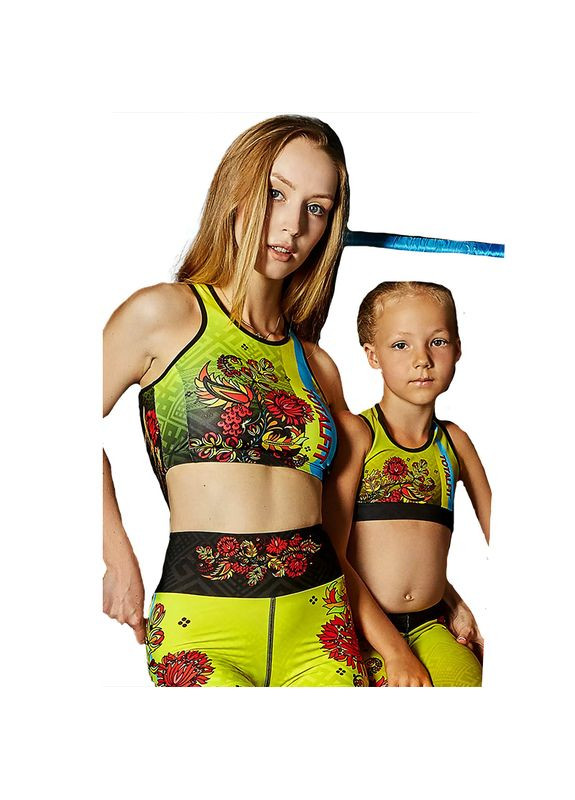 Топ Ukraine T2-P105 Жовто-чорний, (06399797) TOTALFIT (323025641)