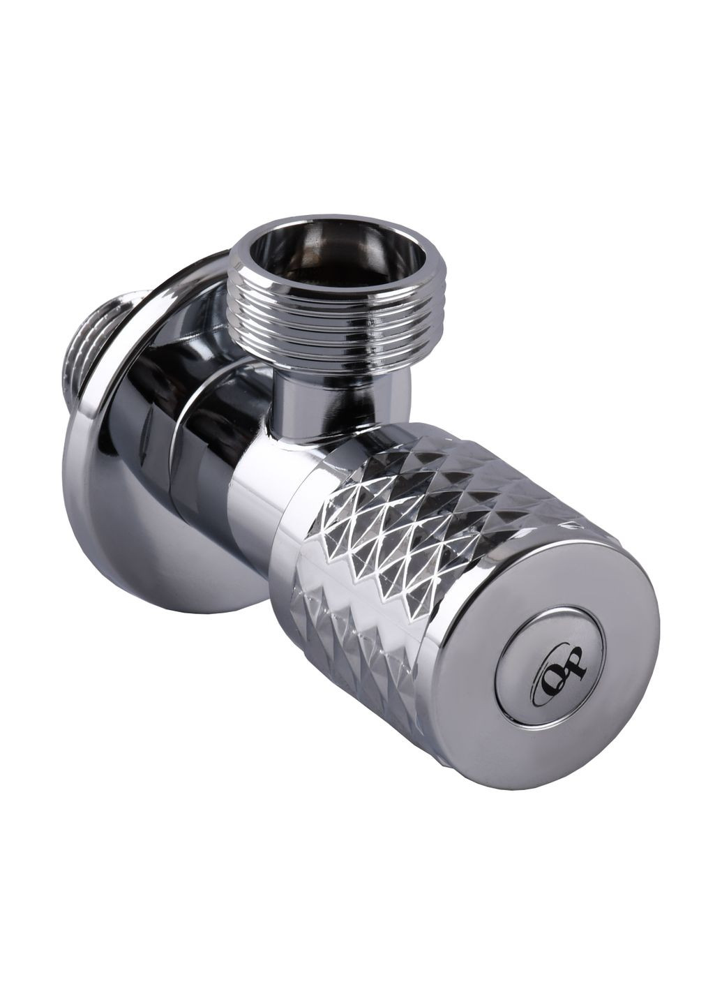 Кран угловой керамика PROFESSIONAL EXCLUSIVE 1/2”X3/4” 898 CHROME (1шт.) Solomon (335425982)