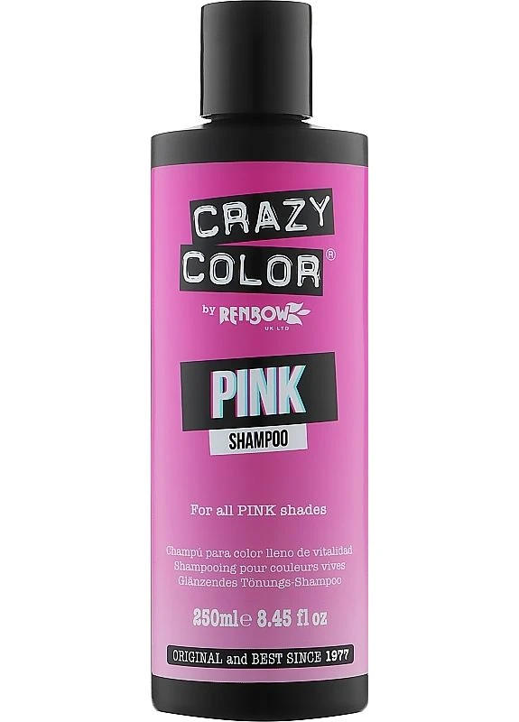 Шампунь відтінковий для усіх відтінків рожевого - Vibrant Pink Shampoo 250ml (2-950555) Crazy Color (380120679)