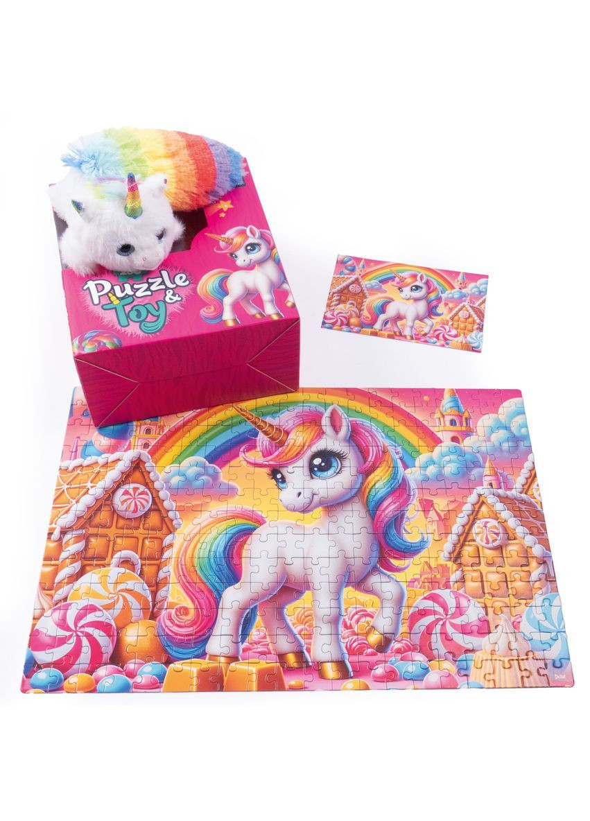 Пазли De.tail. Єдиноріжка 260 деталей DT200-11 - творчий комплект для дітей Vladi toys (366973132)