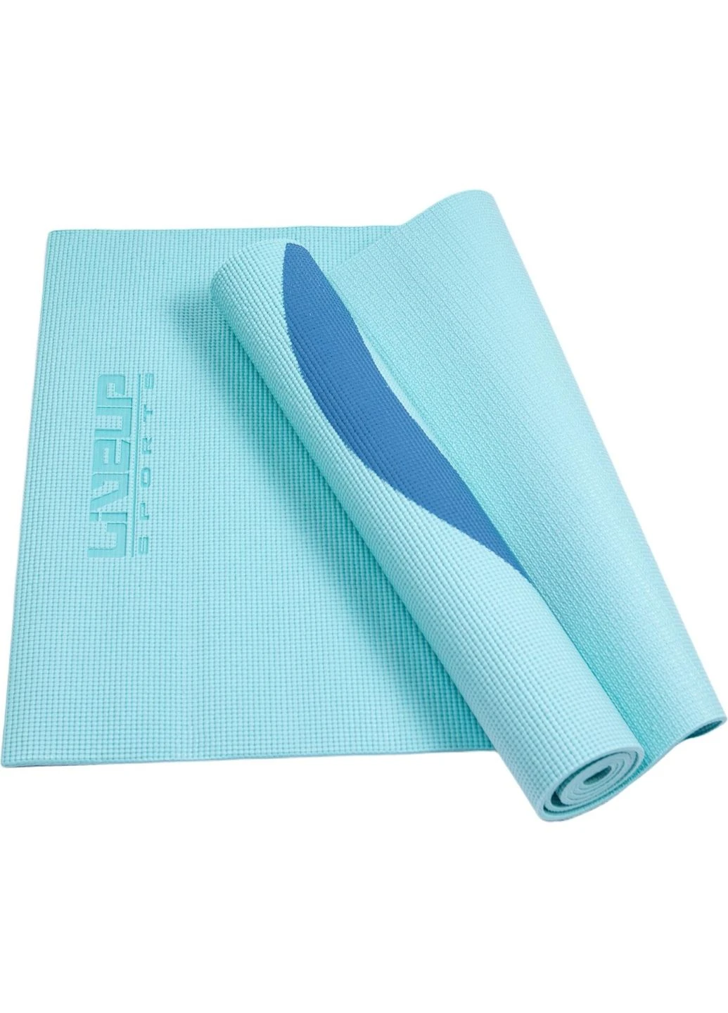 Коврик для йоги PVC PRINTED YOGA MAT голубой LS3231C-06b LiveUp (397558799)