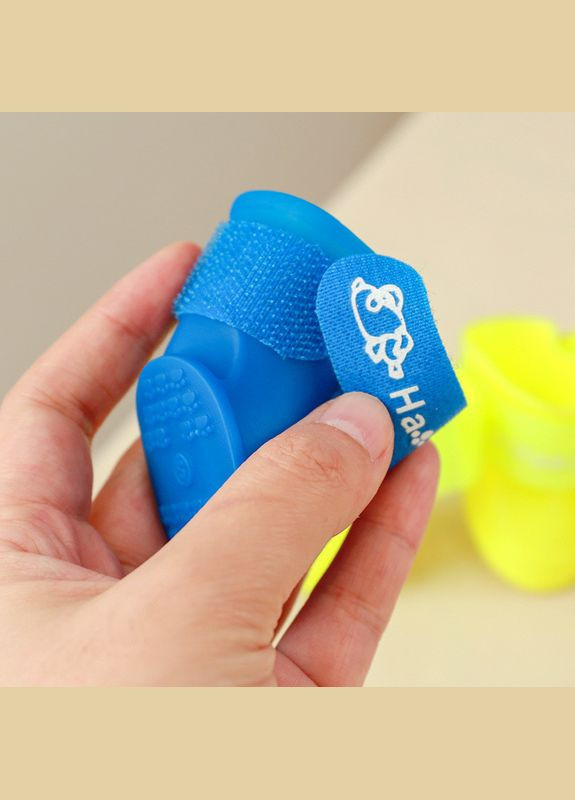 Гумові чоботи для котів водонепроникні Pet Style "Rain" Сині 5 No Brand - (323237574)
