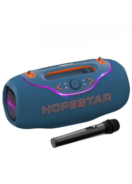 Портативная Bluetooth-колонка A6 Club Blue Hopestar (365290546)