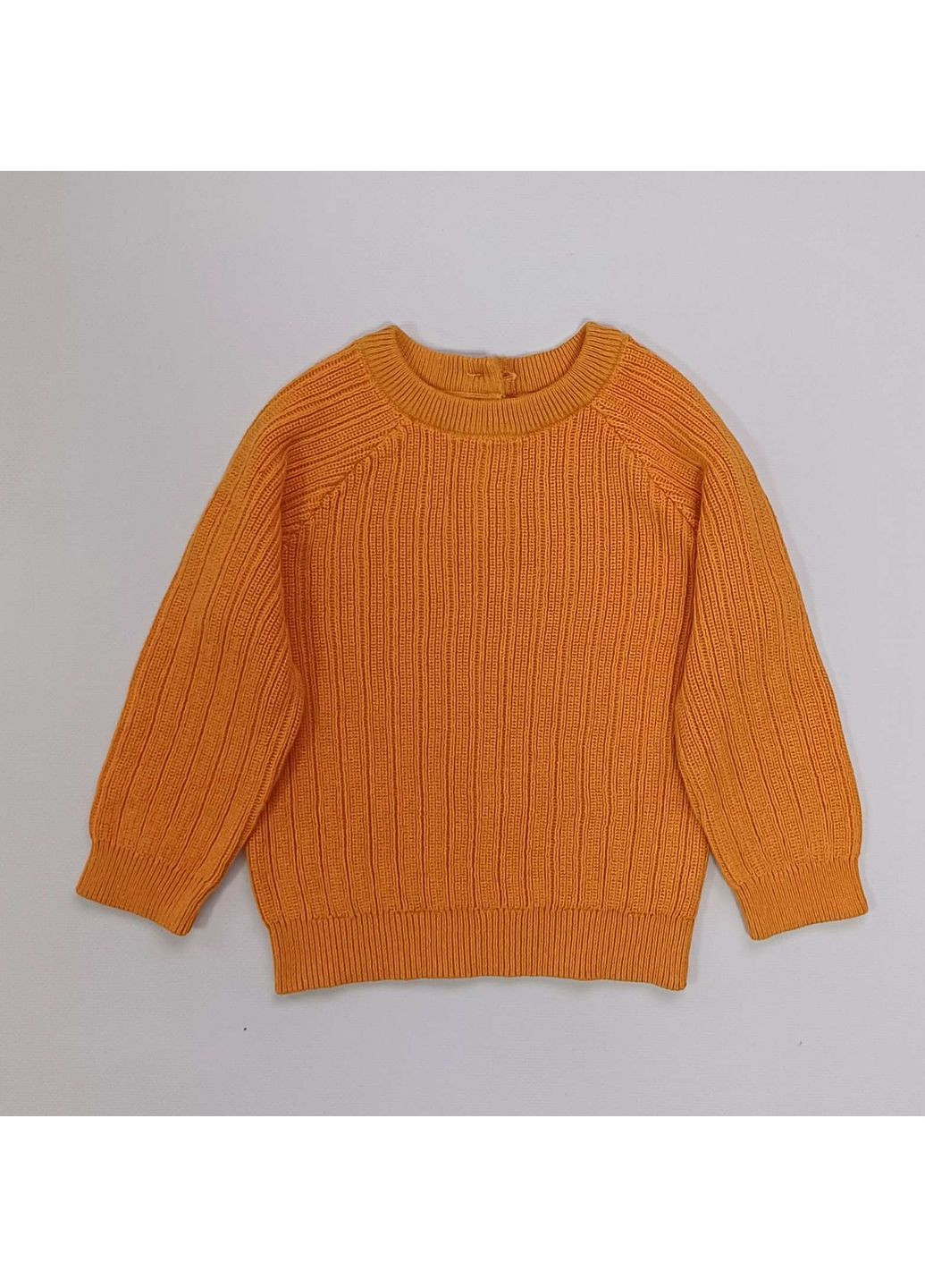 Оранжевый зимний свитер H&M