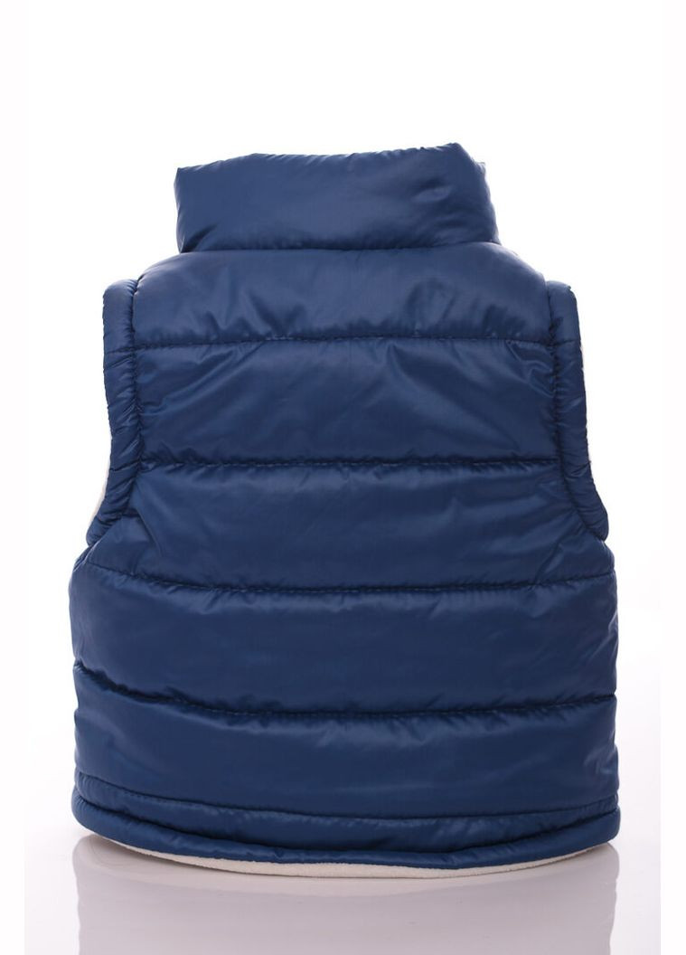 Жилетка на флісі для хлопчика з кишенями синя 86 см (45020) BABYKROHA (297199091)