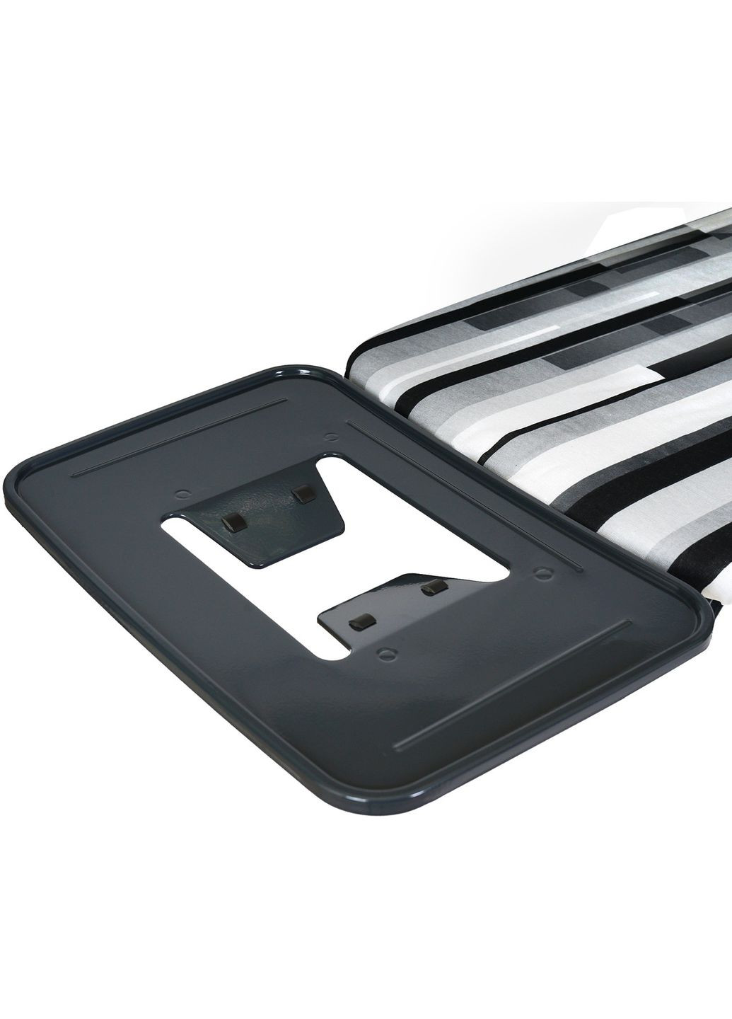 Гладильная доска LIME 118 х 38 см моноблок с розеткой Черно-серая (EH11838MPL-2) EUROHOME (322127304)