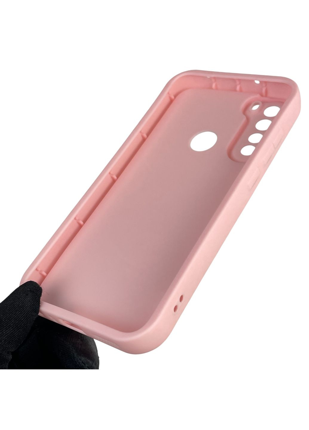 Чохол силіконовий Soft Touch з 3D принтом для Redmi Note 8 рожевий (Повний захист камери) Xiaomi (370671485)