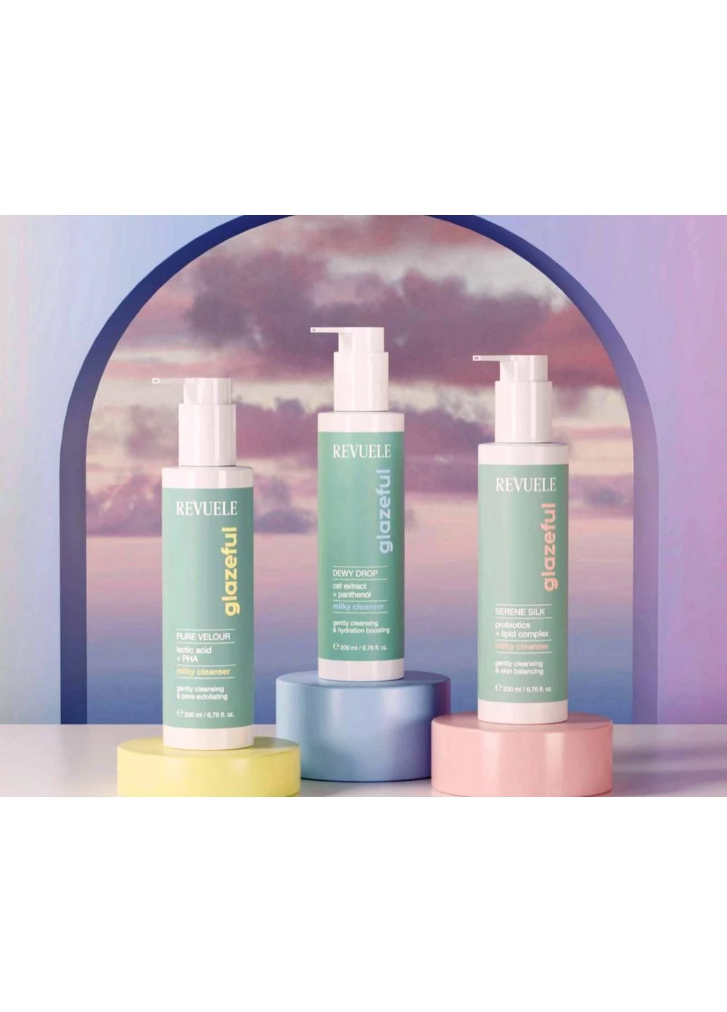 Молочко для вмивання Pure Velour Milky Cleanser 200 мл REVUELE Молочко для вмивання (386498985)