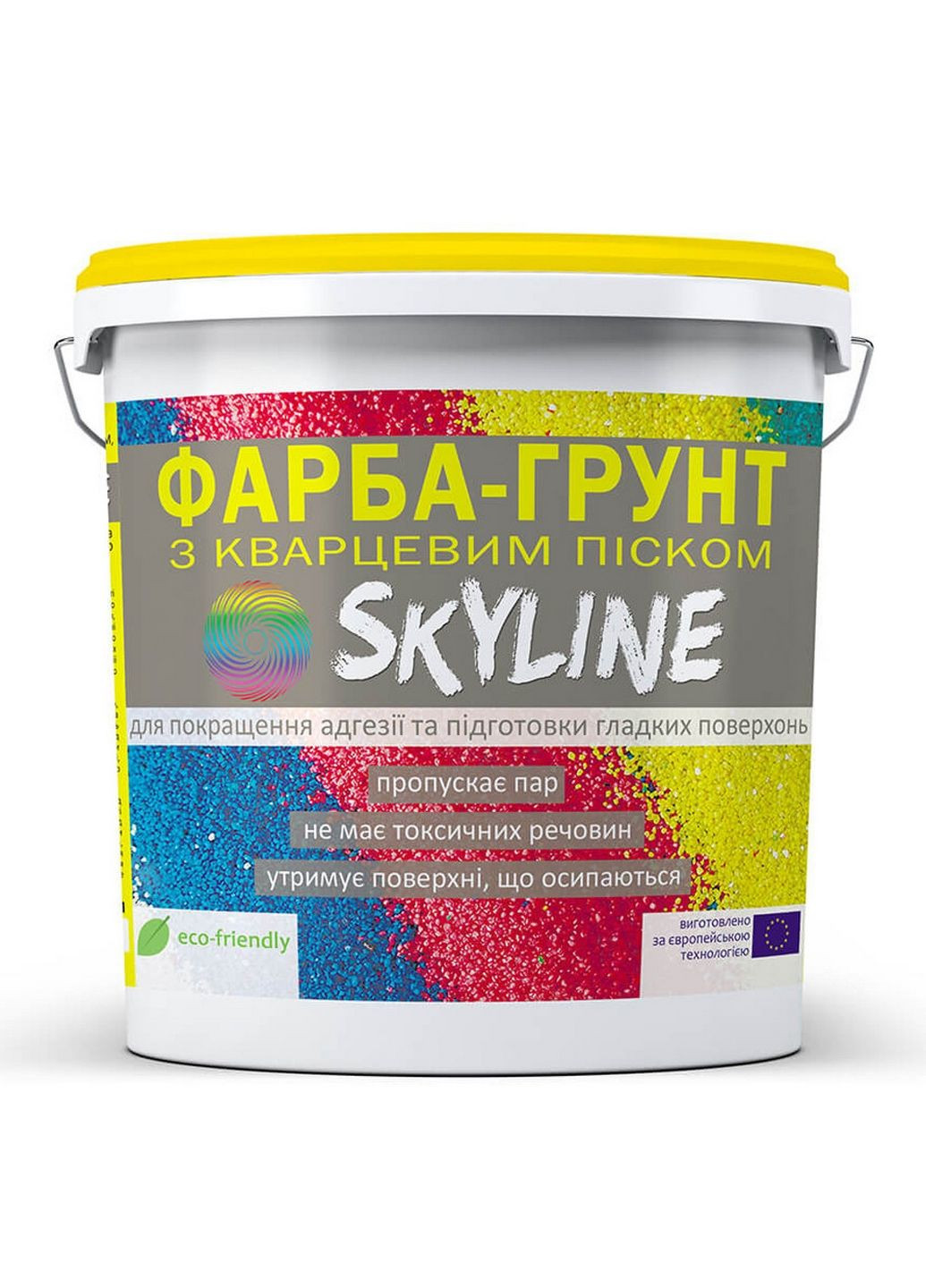 Акрилова фарба-грунт з кварцовим піском 4,2 кг SkyLine (289459205)