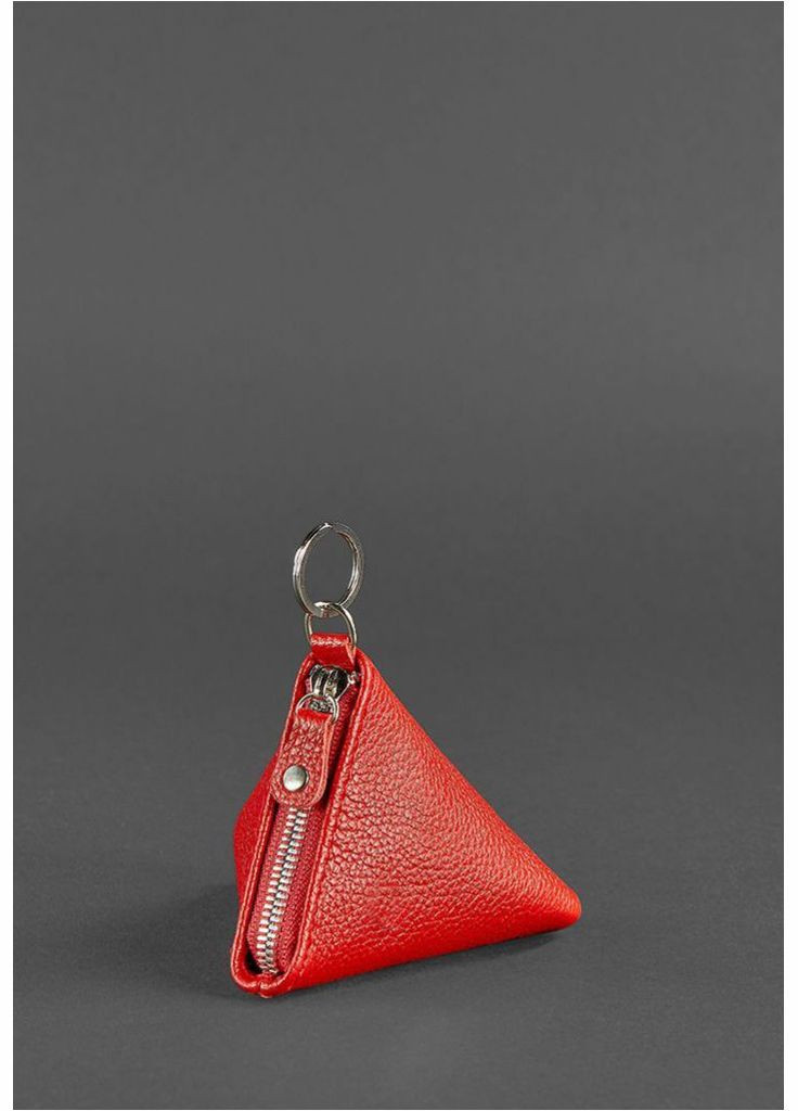 Жіноча шкіряна монетниця 2.0 Піраміда червона (A-026499) BlankNote (341307523)