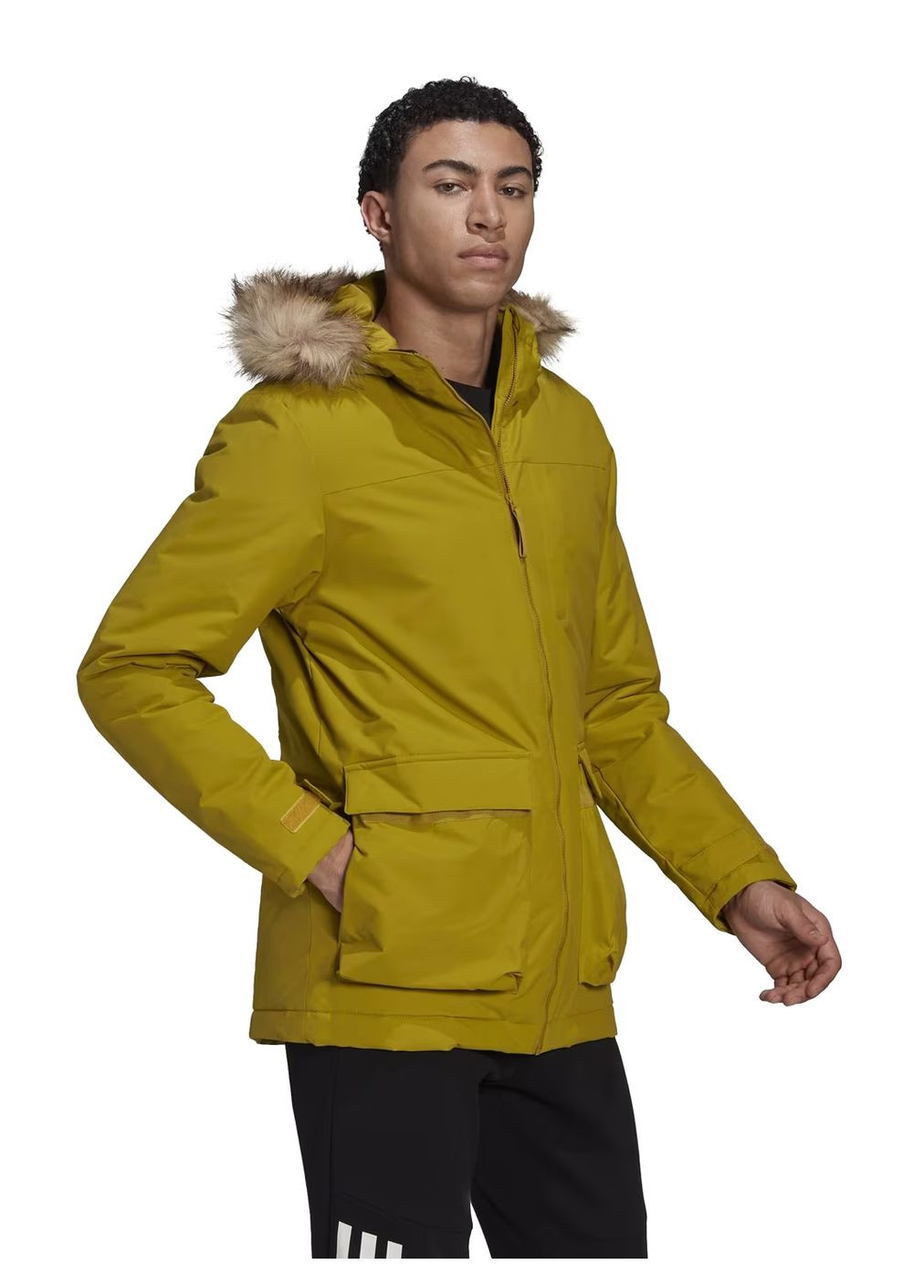 Куртка зимова пуховик парка adidas Utilitas Hooded Parka Pulse Olive (303405869)