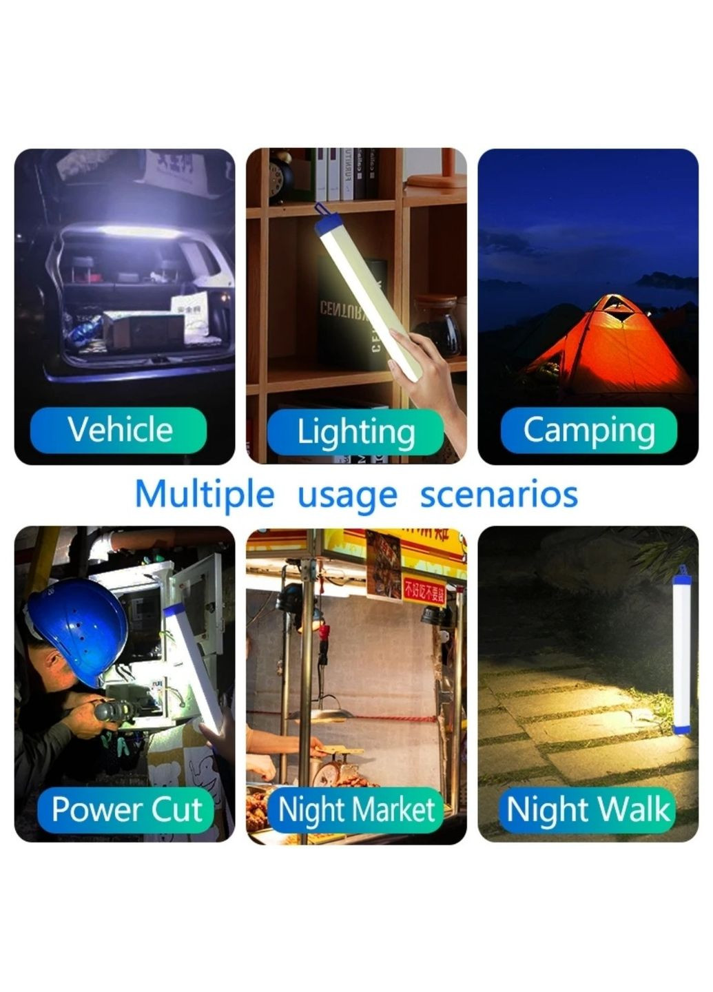 Аккумуляторная LED лампа 30 см China (345751076)