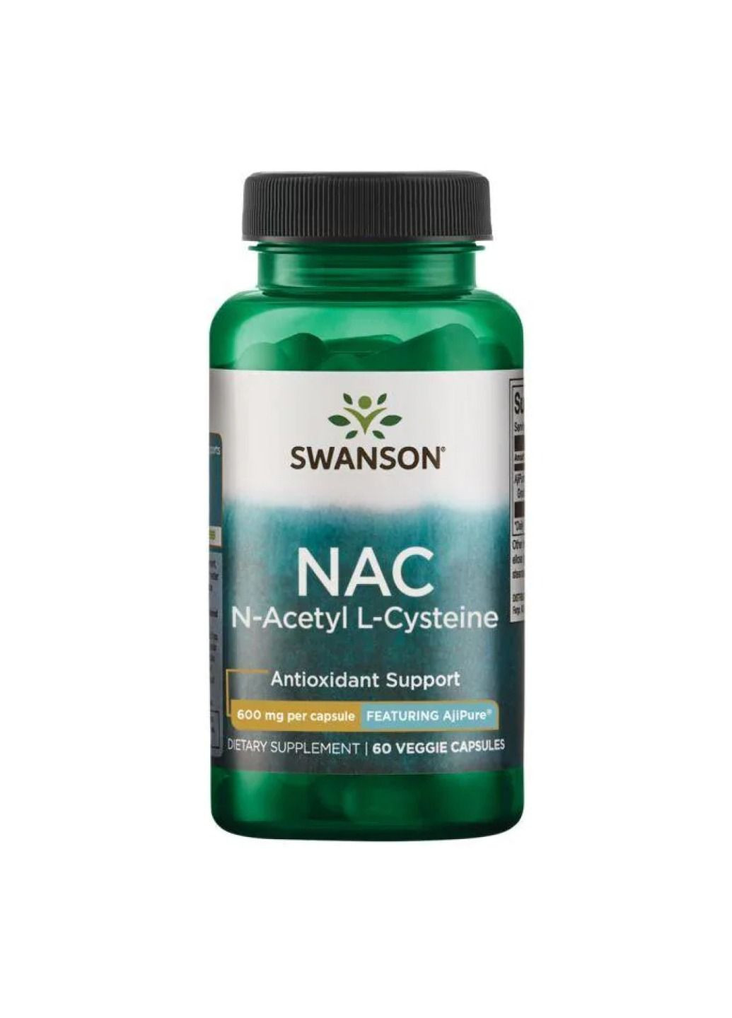 Добавка N-Acetyl L-Cysteine 600 mg – 60 caps Swanson (366031365)