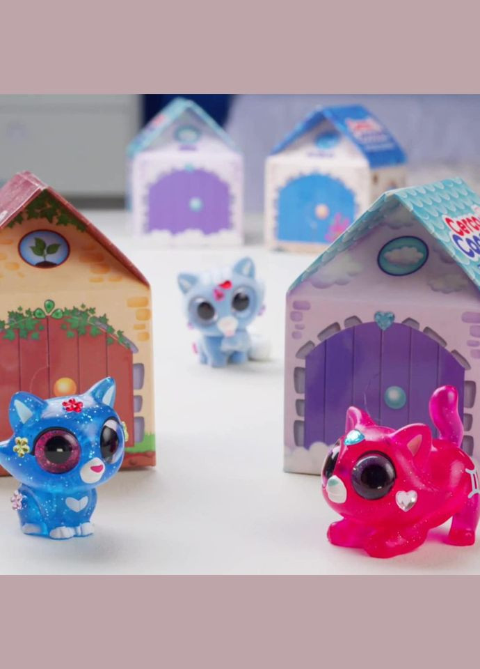 Коллекционная фигуркасюрприз You You Котята Созвездие зодиака 66/CN22 с бумажным домиком sbabam (308072549)
