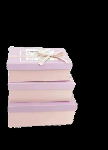 Коробка подарункова 3шт/наб 23*16*10/21*14*8/19*12*7см Home (303772363)