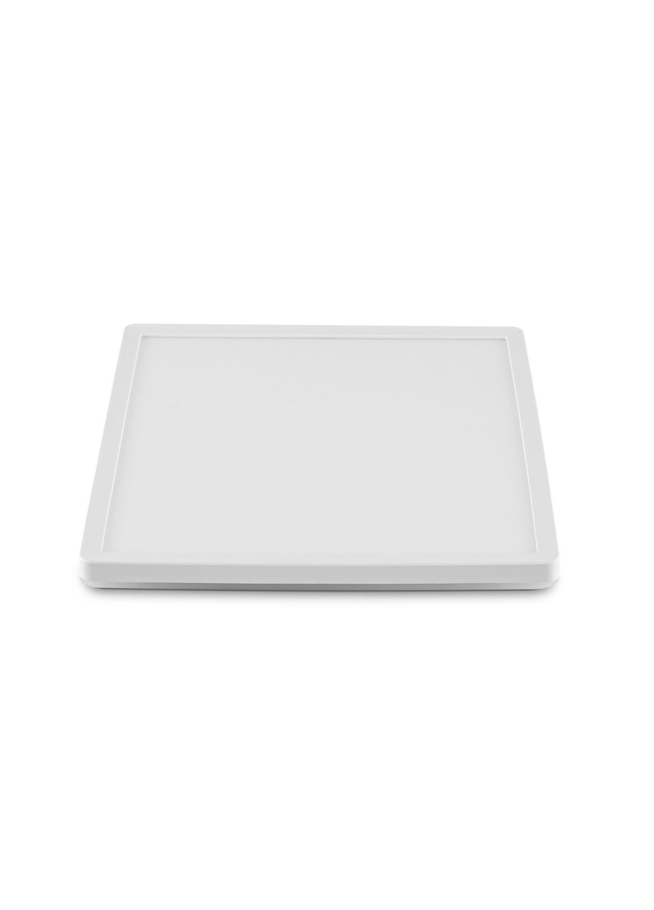 LED світильник з декоративною підсвіткою квадратний DL3S 24W 4000K Білий Videx (365650892)