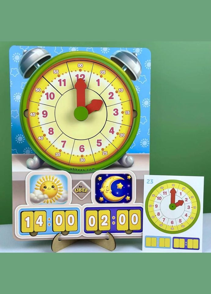 Развивающая игра Часы - Учим время (ПСД279) PSD279 No Brand (330609585)