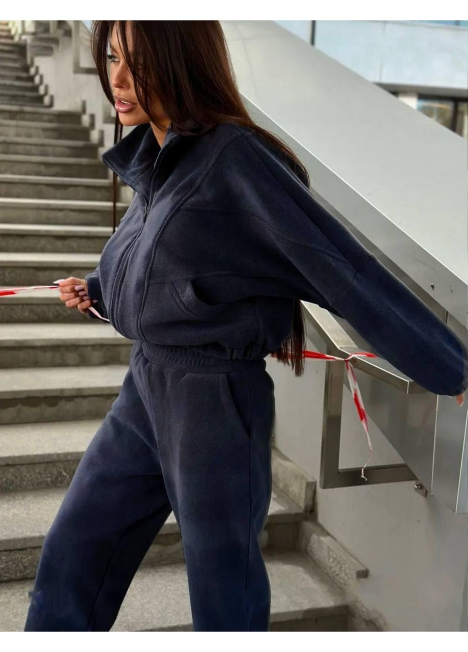 Жіночий теплий костюм із турецького флісу 46/48, No Brand (368709095)