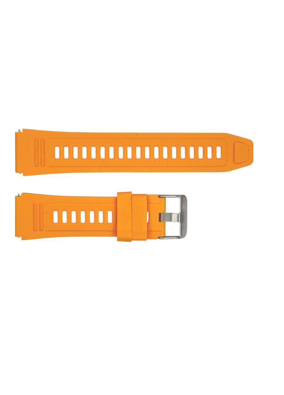 Ремешок для смарт-часов Lemfo оранжевый силиконовый классический для мужчин женщин унисекс пряжка ProDobro (367267616)