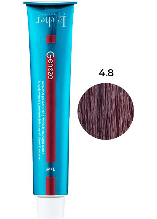 Крем-краска для волос Geneza 4.8 (4TB), 100 мл LeCher Professional (356177494)