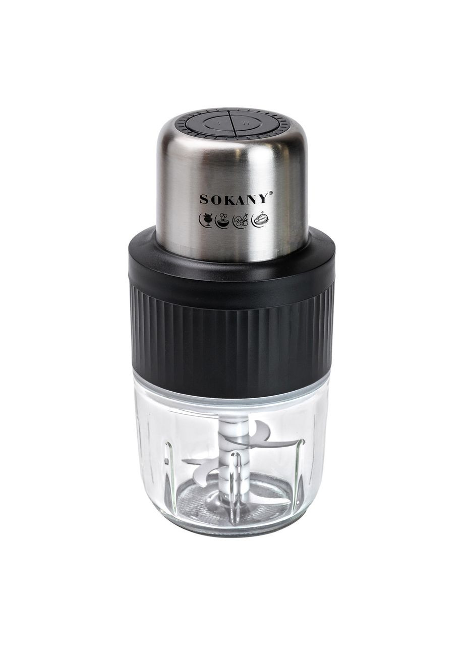 Чопер измельчитель SKYM7032B 2в1 с чашами 0.5 и 1,5 литра 800 Вт (A-032845) Sokany (358933816)