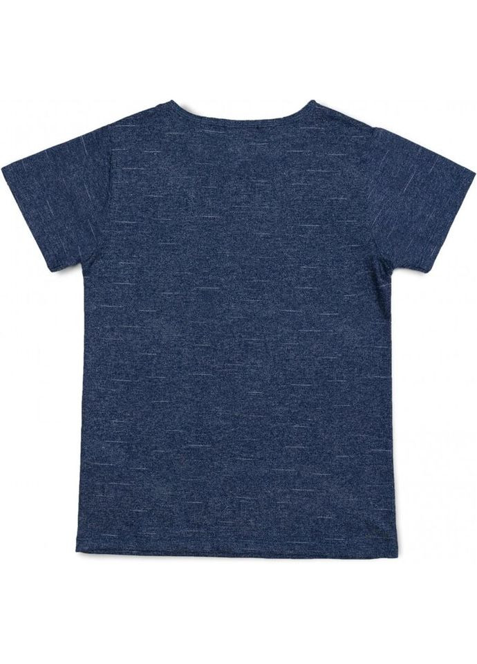 Синя демісезонна футболка дитяча з кишенькою (17168-152b-blue) Breeze