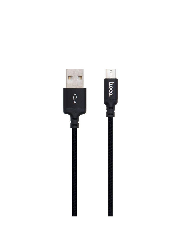 Кабель Micro USB для зарядки телефона, смартфона/зарядный шнур провод микро юсб для передачи данных 2м Hoco (361065445)