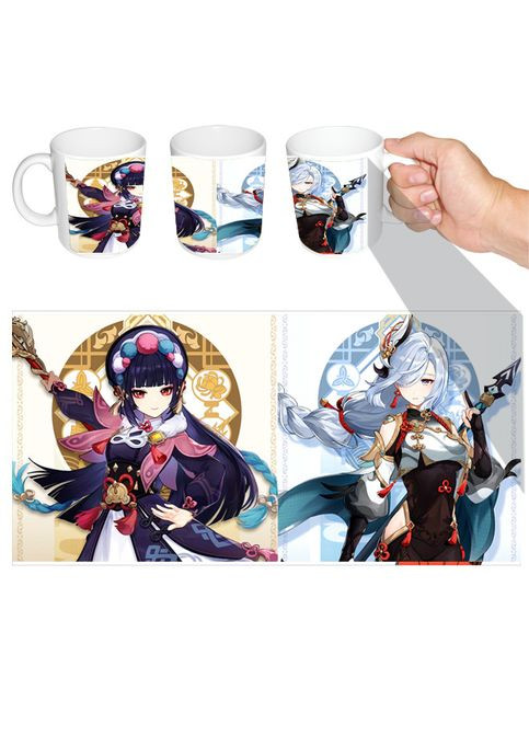 Чашка біла аніме Геншін Удар (z1211) No Brand (327007073)